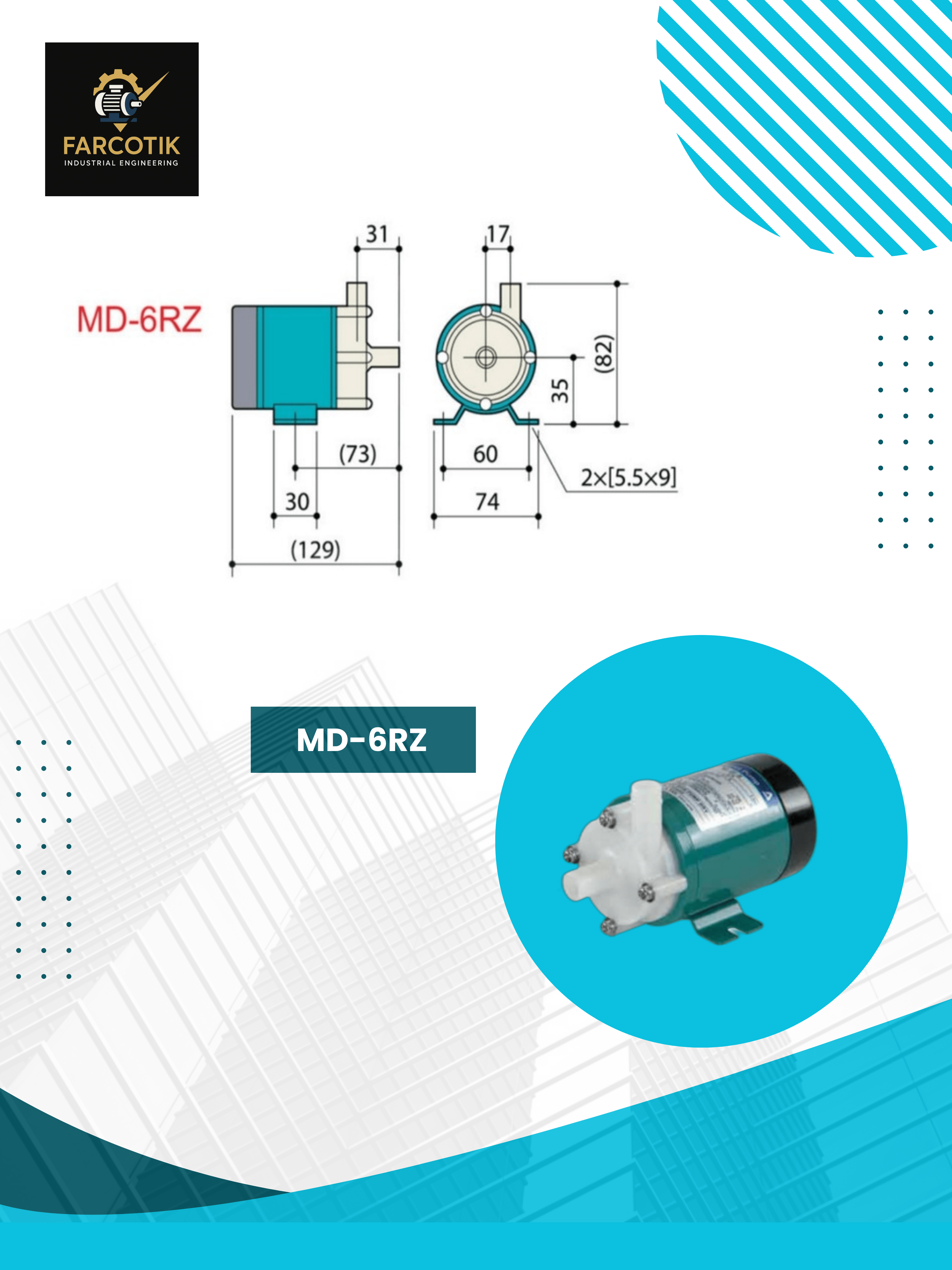 پمپ مگنتی md6rz