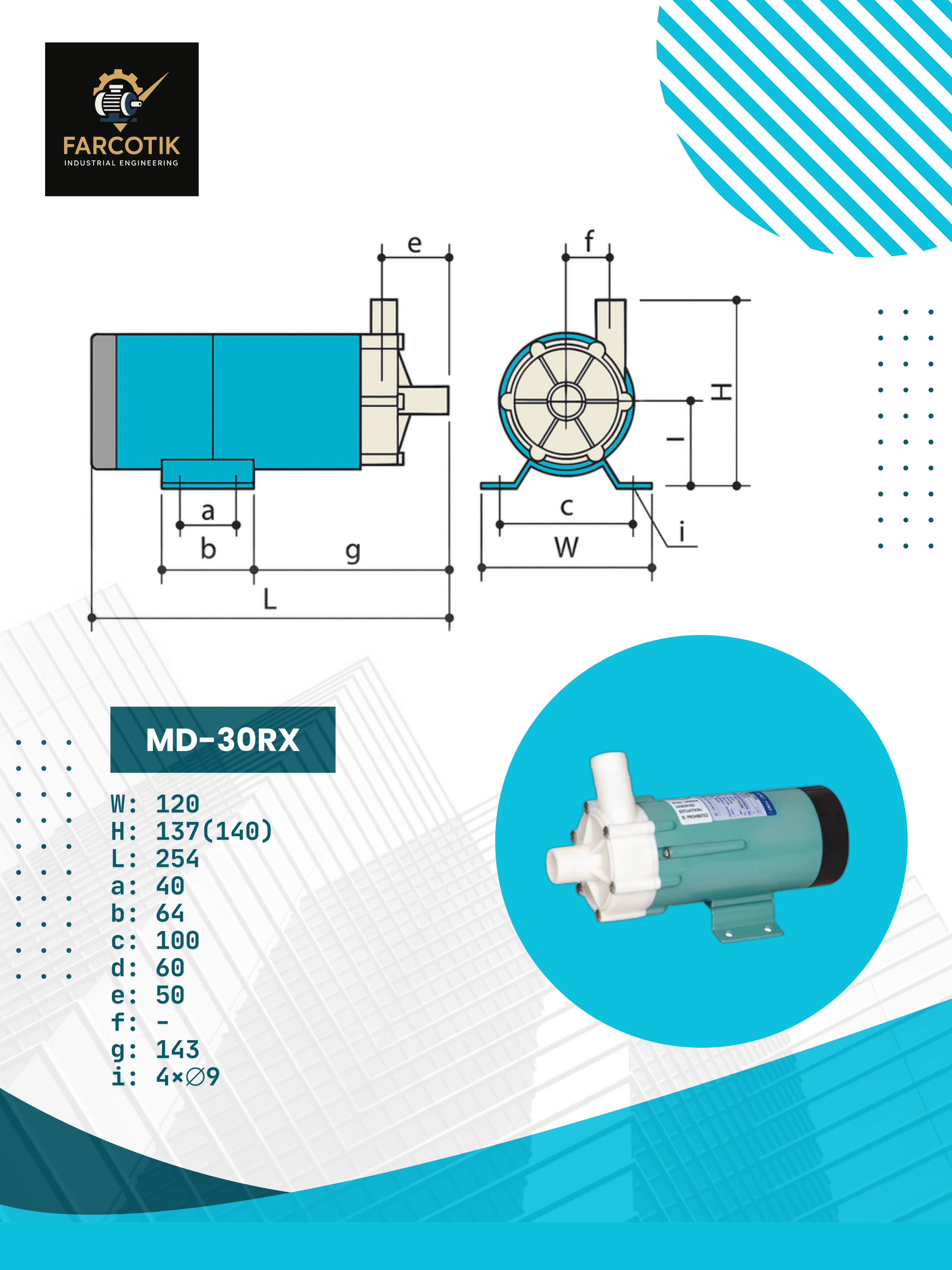 پمپ مگنتی md30rx