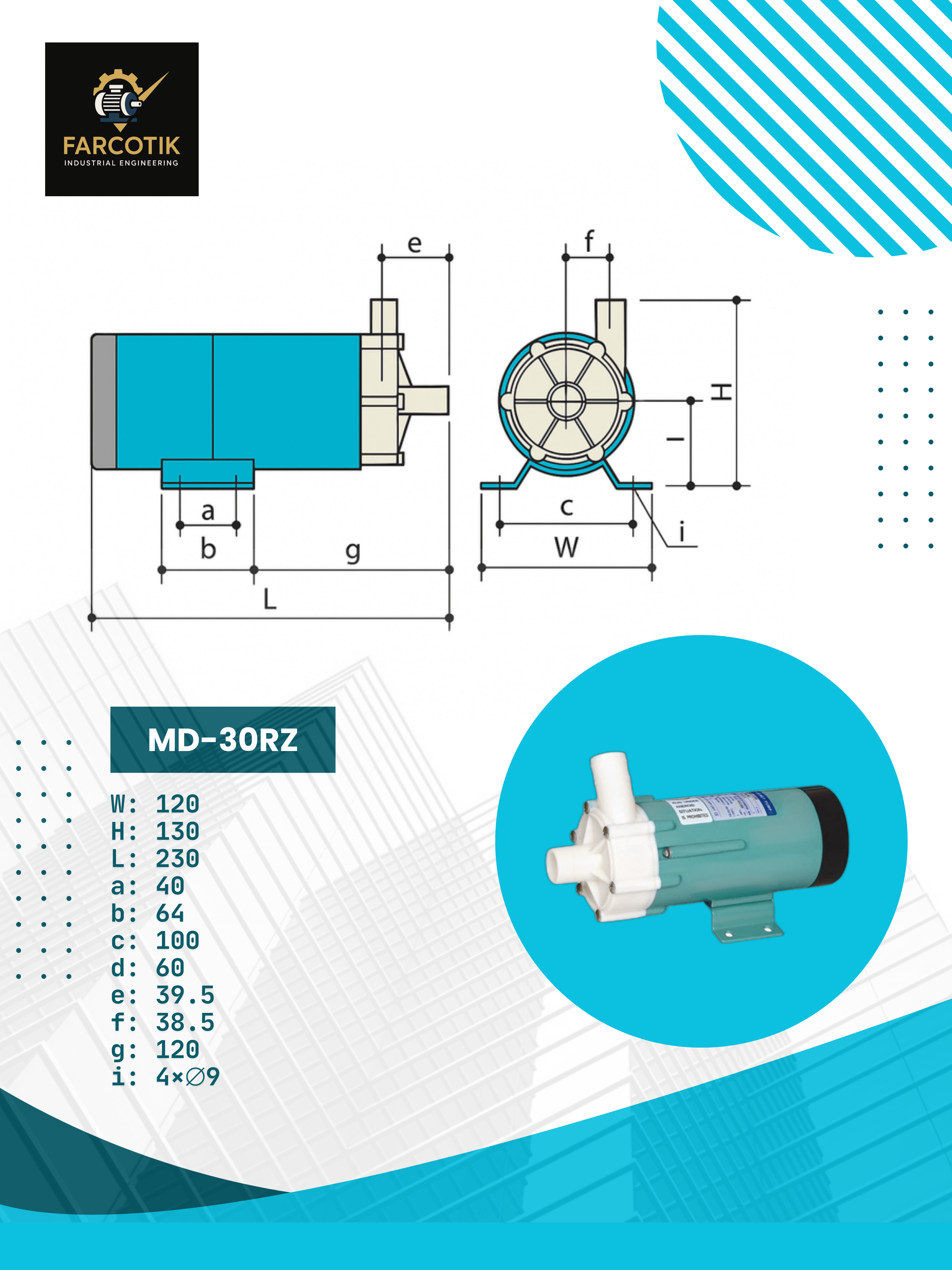پمپ مگنتی md30rz